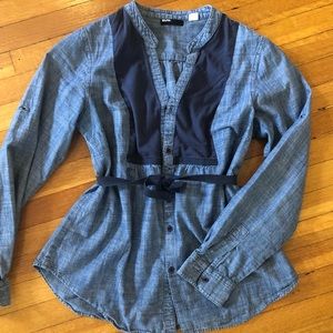 Vintage chambray shirt size small.